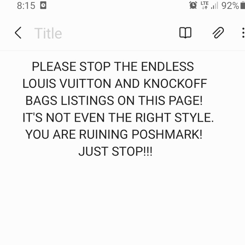 Please stop the spam!